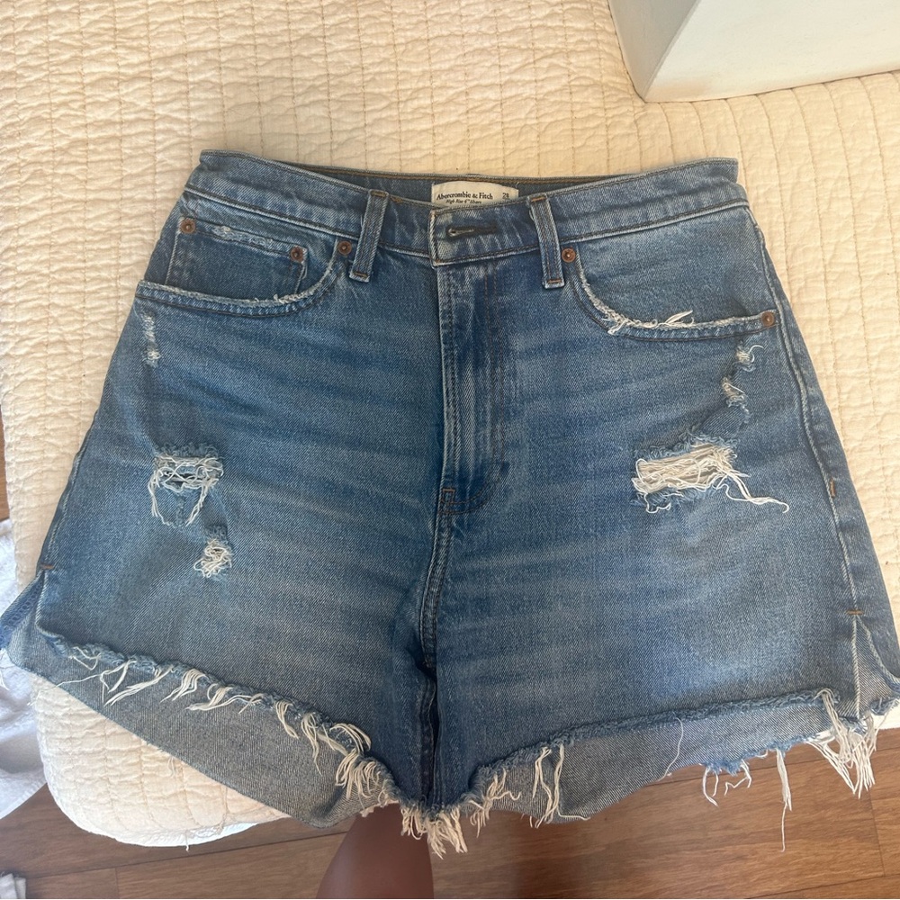 Abercrombie Curve Love Jean Shorts